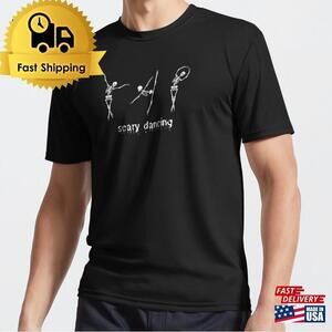 Scarry Dancing Halloween Skeleton Active T-Shirt Classic